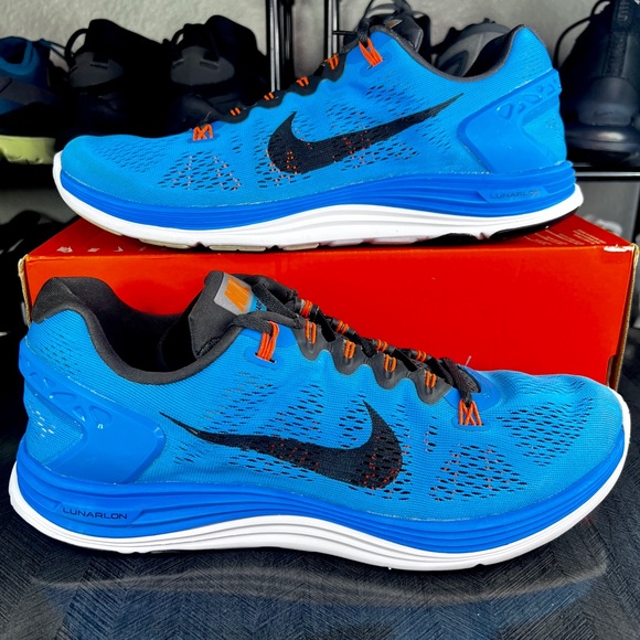 Nike LunarGlide+ 5 "Blue Hero" Men’s Running Sneaker Shoes - Size 11 - Picture 1 of 6